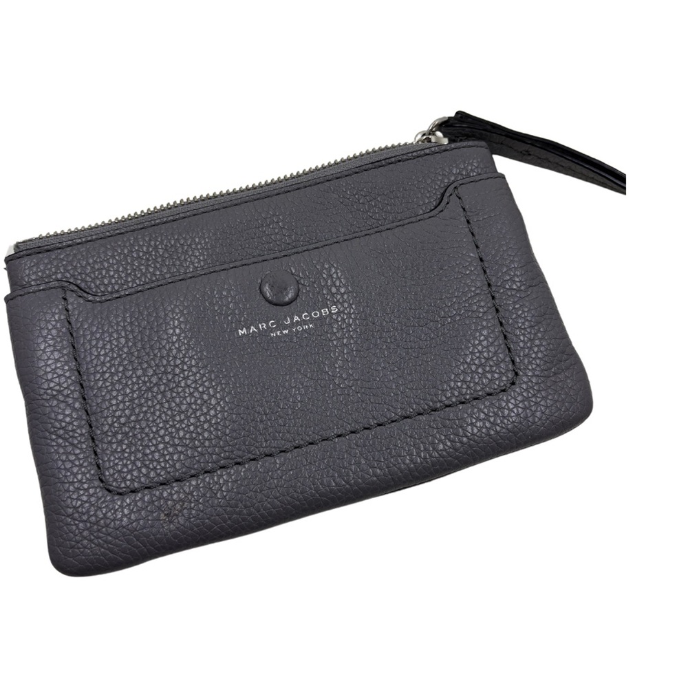 Marc Jacobs Gray Leather Wristlet